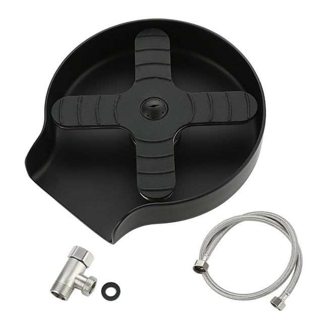 Enjuagador de vidrio de grifo automático con válvula de manguera Fregadero de cocina Dispositivo de lavado automático Lavadora de taza de alta presión 1/2 dispositivo