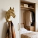 thumbnail image 1 of Ganchos decorativos de pared con forma de animales | Percheros modernos con forma de escultura para la entrada, el baño y el dormitorio., 1 of 7