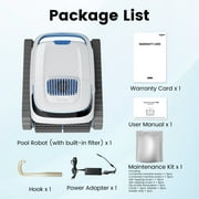 AIRROBO Robotic Pool Vacuum Cleaner PC10 Cordless Wall-Climbing for Above-Ground Pools and In-Ground Pools
