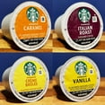 Starbuck's Coffee Sample Set, 12 Different KCup Pods & Flavors