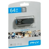 PNY Unidad Flash USB 3.0 Elite Turbo Attache 3 (paquete De Cinco Unidades) Modelo P-FD64GTBOP-GE Plus (2) Everything But Stromboli (TM) Cordón