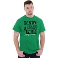 thumbnail image 4 of Funny Christmas Candy Lights Poles Men's Graphic T Shirt Tees Brisco Brands S, 4 of 6