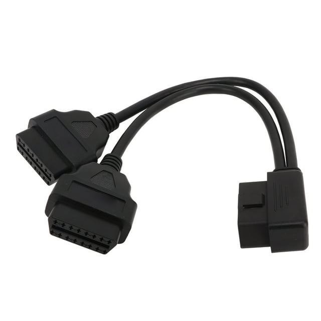 OBD2 Extension Cable, Impact Proof 24V Easy Operation 16Pin Wear Resistant Practical Diagnostic Extender Cord for Car