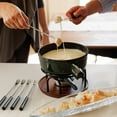 thumbnail image 2 of Swissmar Ticino 9 Piece Cast Iron Fondue 9 Piece Set 2 Quart Green, 2 of 5