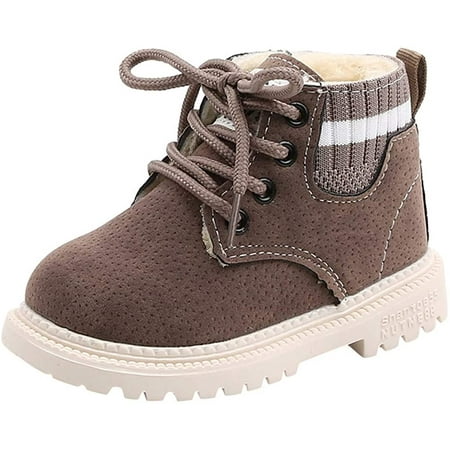 

Child Ankle Boots Slip On Cute Dress Booties Winter Shoes Ankle Boots for Toddler Girls Winter Shoes for Kids
