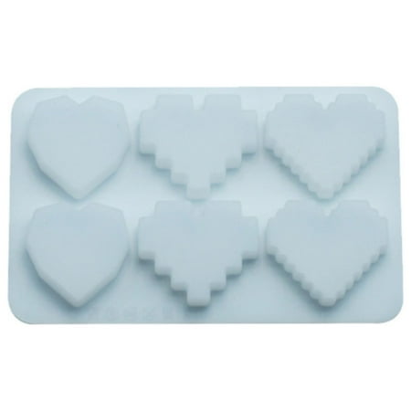 

Diy Drop Glue Mould Pixel Heart Shaped Silicone Mould Mini Chocolate Dipping Pot Pans Small Rectangle Kids Set Fondant Melting Chocolate Candy Melts Stainless Steel Baking Pans 18x13 Small round