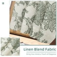thumbnail image 2 of DriftAway Linen Floral Paisley Green Blackout Curtains for Living Room Bedroom 72 Inch Length 2 Panels Lined Grommet Window Drapes Thermal Farmhouse Country Jacobean Curtains Loden Green, 2 of 8