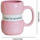 thumbnail image 5 of Copa De Hilo Divertida taza de cerámica con diseño de bola de hilo rosa para tejer y crochet (1 unidad) JASKFLY, 5 of 8