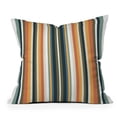 thumbnail image 1 of Society6 Mid Century Stripes by Sheila Wenzel-Ganny Throw Pillow, 1 of 5