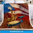 thumbnail image 3 of Couverture Musicale, Instruments de Musique Porto Rico Couverture en Polaire, 3 of 3