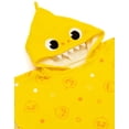 thumbnail image 2 of Baby Shark Unisex Kids Multicoloured Novelty Character 3D Hood Poncho Towel (One Size), 2 of 6