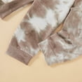 thumbnail image 7 of Babibeauty 2PCS Toddler Kid Baby Boy Tie Dye Pants Set Hoodie Pocket Top Long Pants Outfits Clothes, 7 of 7