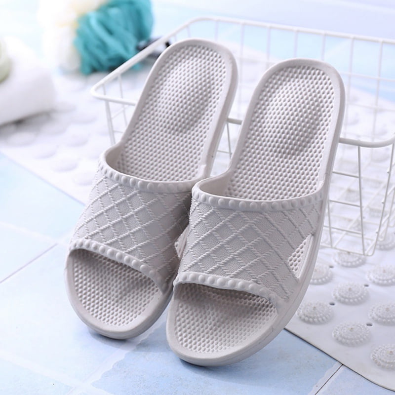 LINKABC - Shower Sandal Slippers Quick Drying Bathroom Non-Slip Slippers Gym Slippers Soft Sole 