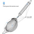 thumbnail image 2 of Tea Stainless Steel Kitchen Fine Mesh Strainer Noodle 35 Inch Fruit Oil, 2 of 4