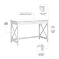 thumbnail image 3 of Pemberly Row Contemporary 48W Writing Desk in Pure White Oak, 3 of 7