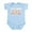 Sky Blue, variant on CafePress - Cute Chicago Skyline Infant Bodysuit - Baby Light Bodysuit, Size Newborn - 24 Months