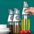 thumbnail image 5 of Precision Measuring Oil Dispenser with Press-Type Spout - Kitchen Liquid Dispenser for Cooking Oil and Vinegar - Clear Graduated Bottle with Easy Control, 5 of 8