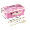 thumbnail image 3 of XYAIYT Microwave Safe Lunch Box with Cutlery Set Leakproof Multi Compartment Design for Easy Meal Prep Portable and Long Lasting Food Storage Container for Work School and Picnic, 3 of 6