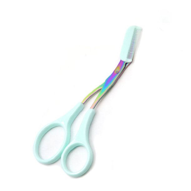 Tijeras para Recortar Cejas Accesorios Profesionales Belleza Depilación Mujeres