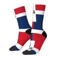 thumbnail image 2 of Women'S Novelty Funny Crew Socks Men'S Flag Of The Dominican Republic Design Socks, 2 of 7