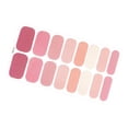 thumbnail image 3 of 16 piezas de envolturas de uñas de gel semicuradas, parches para manicura, decoración artística de uñas con lima de uñas Estilo F Yuyangstore Pegatinas de uñas de gel, 3 of 8