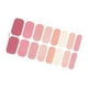thumbnail image 3 of Paquete de 16 pegatinas de uñas de cobertura completa, parches de gel semicurado para uñas para niñas. Estilo F, 3 of 9