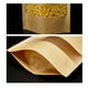 thumbnail image 4 of 100x Kraft Food Bags Bolsa resellable con muesca y ventana mate 14x22cm, 4 of 8