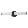 thumbnail image 3 of JONATHAN Y Brooks 20.13" 1-Light Industrial Mid-Century Iron Integrated LED Vanity Light, Oil Rubbed Bronze, 3 of 8