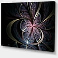thumbnail image 3 of Design Art - Dark Blue Fractal Butterfly Flower, 3 of 4