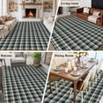 thumbnail image 5 of 8'x10' Area Rugs, Green Beige Buffalo Plaid Indoor Outdoor Area Rug for Living Room Bedroom, Farmhouse Checkered Washable Bathroom Rugs Kitchen Floor Carpet Mats Home Decor Aesthetic, 5 of 8