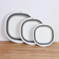 thumbnail image 1 of Foldable Washbasin Portable Travel Plastic Storage Folding Laundry Basin, 1 of 6