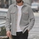 thumbnail image 1 of Seeotter Mens Corduroy Shirts Jacket Button Down Long Sleeve Work Shirts Shackets with Pocket, 1 of 7