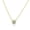 Yellow, variant on 925 Sterling Silver Yellow Gold-Tone Solitaire Bezel-Set White CZ Pendant Necklace, 18"