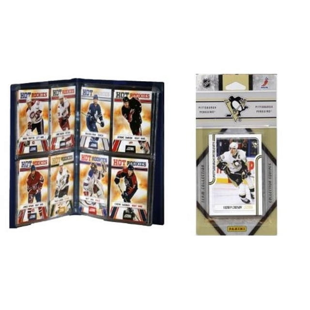 C & I Collectables 2011PENGUINSTS LNH Pingouins de Pittsburgh sous Licence Ensemble d'Équipe de Pointage 2011 et Album de Rangement