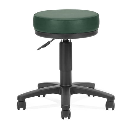 Fabric Utility Stool Ofminc Office Furniture 250 Lbs Weight Capacity Anti-Microbial / Anti-Bacterial Vinyl Teal Utility stool ()