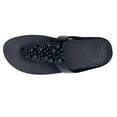 thumbnail image 3 of FitFlop Womens Fino Bauble Bead Toe Post Synthetic Leather Sandals, 3 of 4