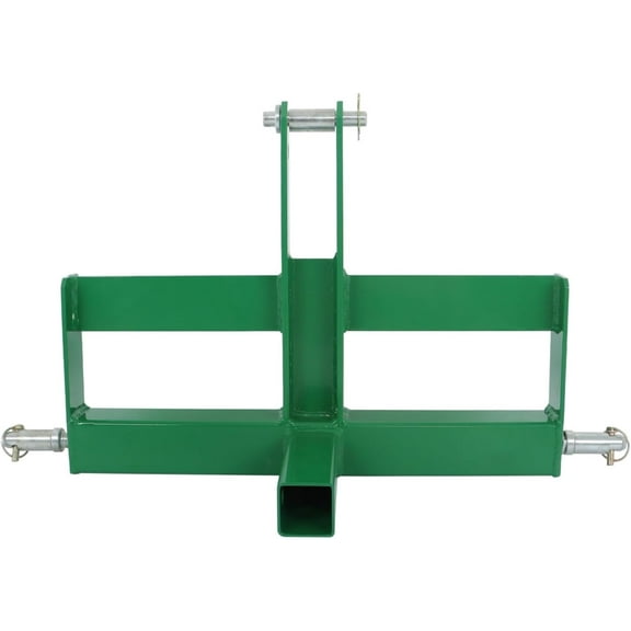 Genrics 3 Point 2 Receiver Hitch Drawbar W/Suitcase Weight Brackets Replacement for Tractors