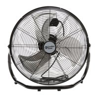 Comfort Zone 18'' High Velocity 3-Speed Fan, Model #CZHV18B, Black