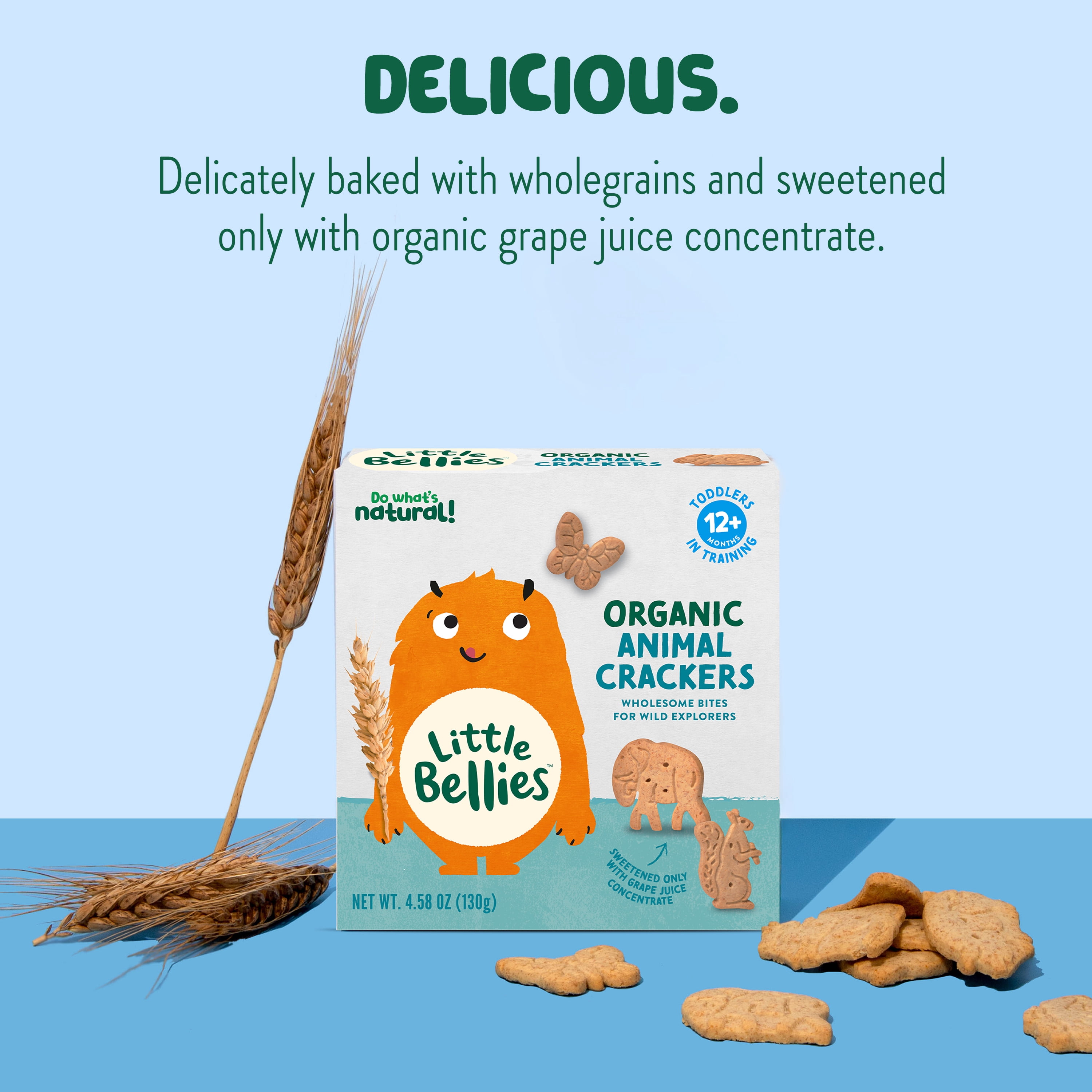 Little Bellies Organic Animal Crackers 4.58 oz