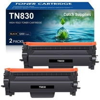 TN830 Toner Cartridges TN 830XL 2 Pack Compatible for Brother HL-L2460DW HL-L2465DW DCP-L2640DW TN-830 TN830XL with Chip use for MFC-L2820DW Laser Printers (Black,high Yield)