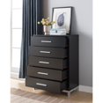 thumbnail image 7 of Benzara BM187015 Five Drawers Wooden Chest with Metal Bar Handles, Brown & Silver - 43 x 31.75 x 15.25 in., 7 of 7