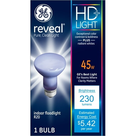 

GE Indoor Reflector Reveal Bulb 45W R20