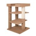 thumbnail image 5 of Callie 3-Level Cat Condo, Cat Tower, Cat Tree by Naomi Home-Color: Beige, 5 of 7
