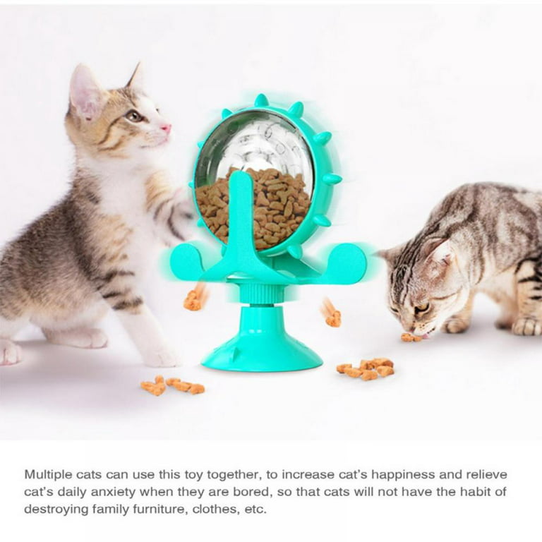 Petdiary Tumbler Interactive Cat Toy, Cat Treat Puzzle Toy, Cat
