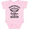 thumbnail image 3 of Inktastic Handpicked for Earth by My Brother in Heaven Angel Wings Boys or Girls Baby Bodysuit, 3 of 5