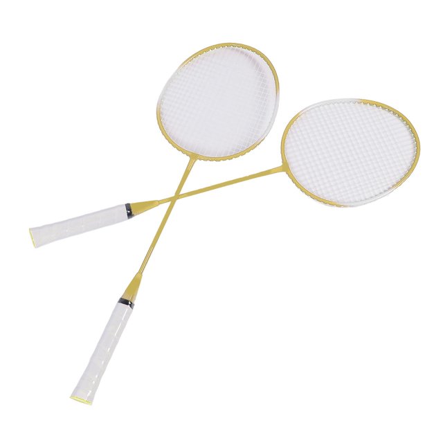 Juego de Bádminton para 2 Jugadores, Raquestas de Bádminton de Aleacino de Hierro de Baja Vibracia