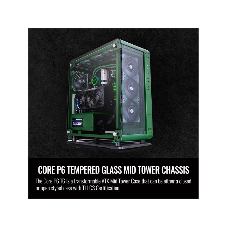 Thermaltake Core P6 TG CA-1V2-00MCWN-00 Racing Green SPCC