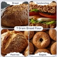 thumbnail image 5 of Great River Milling Organic 7 Grain Blend Bread Flour  Unbleached & Unbromated  Non-GMO, Kosher Certified  Hearty Multi-Grain Flour for Breads, Muffins & Everyday Baking  5 Lb, 5 of 8