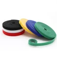 thumbnail image 3 of 5M/Roll Cable Ties Nylon Strap Organizer Clip Wire Holder Fastener Reusable Bundle Self Adhesive DIY Hook and Loop Magic Tape Width 25mm Green x 3Rolls, 3 of 4