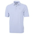 thumbnail image 2 of Men's Cutter & Buck Purple Indianapolis Colts Virtue Eco Pique Stripe Recycled Polo, 2 of 3